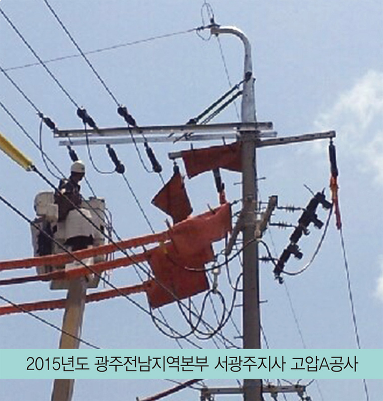 2015년도 광주전남지역본부 서광주지사 고압A공사